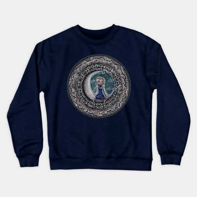 Thirteenth moon Crewneck Sweatshirt by selandrian